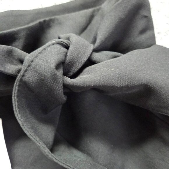 NEW ZARA BOW‎ TRIM SKORT BLACK REF. 2271/583 Mini Womens Large - Picture 6 of 13